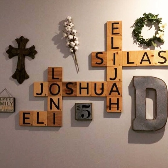 Scrabble wall art - Picture 2 of 2